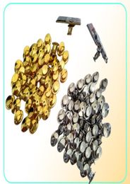 Goldsilver voor Police Club Jewelry Hatbrass Rapel Locking Pin Keepers Backs Savers houders sloten geen gereedschap vereist CLUTC7239379