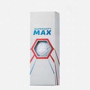 Golf 1 PCS Ball Max White 2 capas Juego de larga distancia y práctica Soporte de logotipo personalizado Drop envío #1864 #864
