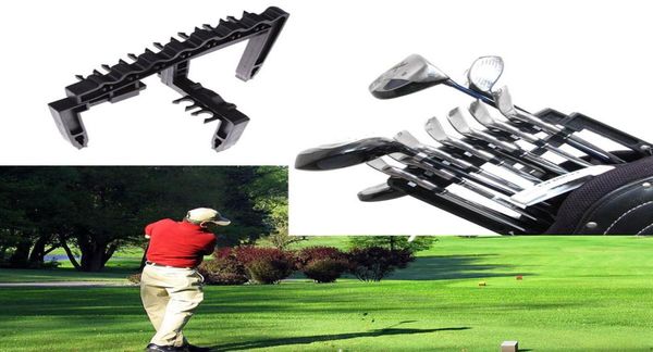 Golf 9 Iron Club Holder Goft Rod Rack Fit pour n'importe quelle taille des clubs de golf Aides de formation de golf Accessoires en plein air24631569577
