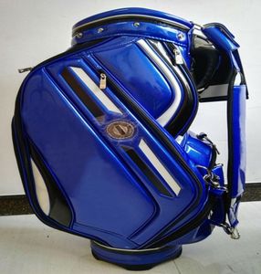 Golfzak 2016 Nieuwe stijl TI 610 Limited Edition PU Golf Bags 9quot in Blue6044969