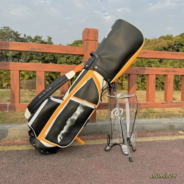 Paquete de soporte de bolsas de golf clubes de golf de hombro para hombres y mujeres Capas transparentes Correcta Versión de alta calidad