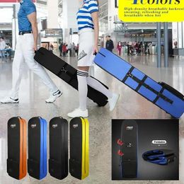 Beschermhoes voor golftassen met stille wielen Opvouwbaar Grote capaciteit voor reizen Verzendingsbescherming Vliegtuigtassen Praktisch Duurzaam 240305
