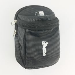 Sacs de golf 1 pièces sac Mini support sac de taille avec crochet en Nylon peut contenir 6 balles de golf Sports de plein air paquet cadeau du golfeur économique petit 230803