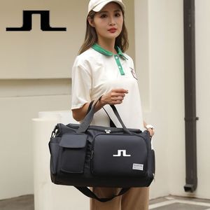 Bolsas de golf Bolsa Hombres Classic Boston J.Lindeberg Lienzo Deportes al aire libre Artículos de lujo Bolso Zapato 230915