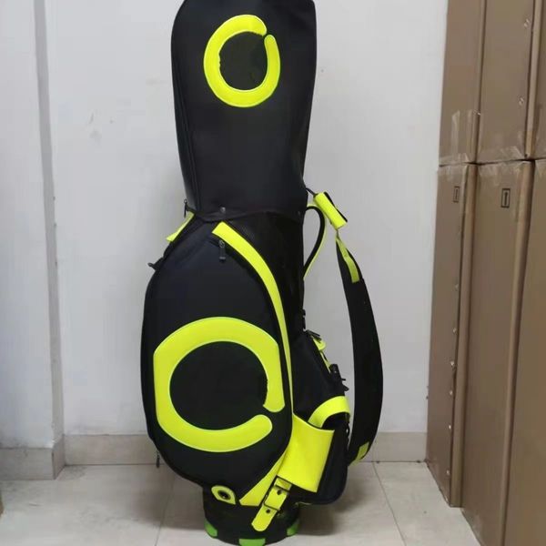 Sacs de Golf cercle vert T sacs de chariot unisexe PU givré étanche pro kit de golf sac contactez-nous pour voir des photos avec LOGO