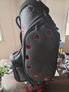 Sacs de Golf sacs de chariot de haute qualité rouge givré imperméable PU grande capacité sacs de chariot de Golf professionnels