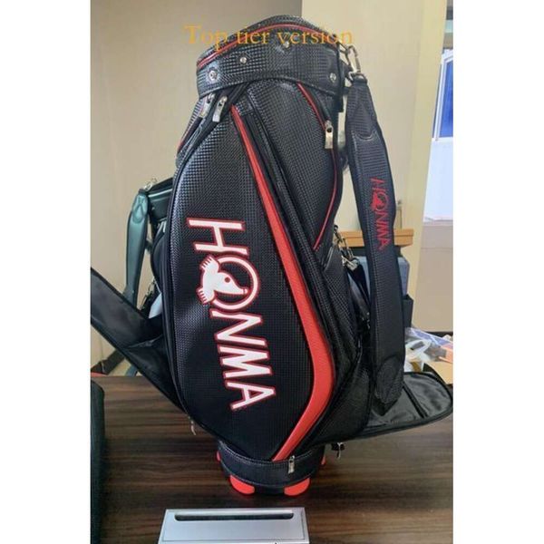 Sacs de golf sacs Honma Sacs Unisexe en noir est fait de PU imperméable, de grande capacité 638