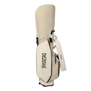 Golftassen Kaki Golftas Canvas Lichtgewicht Waterdicht DEZENS Fashion Golf Stand Bag 231212