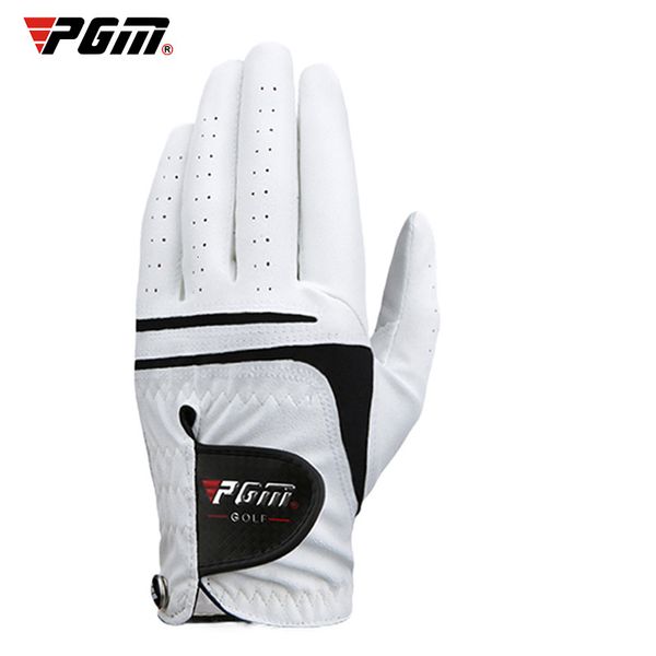 Paquete de bolsas de Golf, 1 Uds., guantes para hombre, mano izquierda y derecha, piel sintética suave y transpirable, piel de oveja natural con marcador de pelota, guante 230619