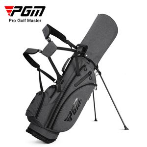 Sacs de golf PGM sac de Golf pour hommes sac Standard ultraléger en PVC résistant à l'usure accessoires d'entraînement de grande capacité gris tenir 14 pièces Clubs 231102