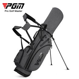 Golftassen PGM Standbag voor heren Standaard Ultralicht PVC Slijtvast Grote capaciteit Trainingsaccessoires Grijs Hold 14 stuks Clubs 231102