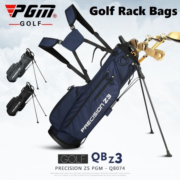 Bolsas de golf PGM Bolsa de estante de golf portátil con soporte de soporte soporte de soporte de soporte ligero Anti-Friction Golfing Men Women Gun Paquete 230814