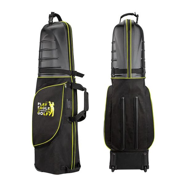 Bolsas de golf PlayEagle Golf Bolsa de viaje con ruedas Plegable Hard Top Golf Avión Cubierta Golf Aviation Hardcase Bolsa de golf Suministros de golf YKB01 231211