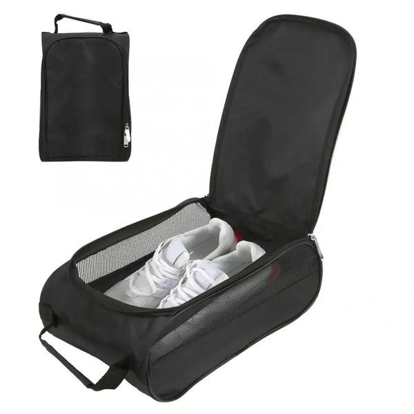 Sacs de golf Sac à chaussures de voyage portable Sacs de rangement de chaussures de grande capacité Organisateur de chaussures respirant Sneaker Chaussures de football 231204