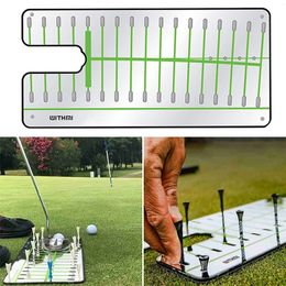 Golftassen Putting Mirror Swing Straight Practice Eye Line Accessoires Trainingshulpmiddelen Putter Alignment Trainer 230406