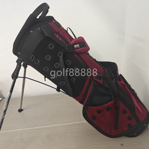 Sacs de golf Sacs de support en argent argenté Red Sac T-stand Sac grand diamètre et matériau imperméable de grande capacité Contactez-nous pour afficher les photos avec le logo # 6532