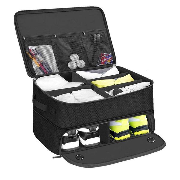 Bolsas de Golf organizador de maletero suministros plegables para exteriores bolsa de almacenamiento caja impermeable de 2 capas para ahorrar espacio de viaje 230609