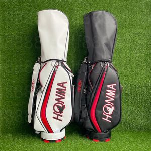 Golftassen Wit zwart Cart Bags golftas Standaard golftas voor heren en dames Golfuitrusting Tas Hengeltas Leren clubtas Ultralicht PU-leer Neem contact met ons op voor meer foto's