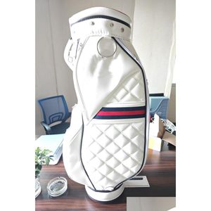 Sacs de golf Chariot blanc Uni Pu rend imperméable à l'eau léger Contactez-nous pour voir des photos avec logo Livraison directe Sports de plein air Otj1H