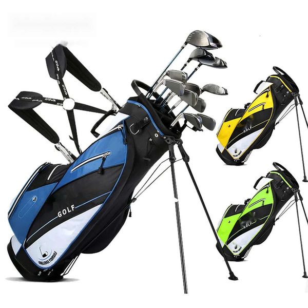 Bolsas de golf Mujeres Soporte Pistola Soporte 14 Enchufes Impermeable Nylon Hombres Caddy Carro Trípode Rack Cosas QB026 230616