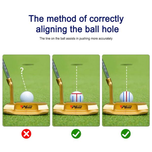 Marqueur de ligne de ligne de balle de golf avec 2 stylos marquants lignes de golf ligne de dessin d'alignement d'alignement de putting accessoires de scribe de golf