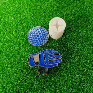 Marker de balle de golf Clip de chapeau de golf amovible chapeau magnétique et style gant rouge noir jaune bleu blanc 5 couleurs accessoires de golf