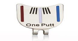 Golfbal Marker Hoed Clip Met Magneet Positiemarkering Eén Putt Putting Uitlijning Gericht Cap Clips8360285