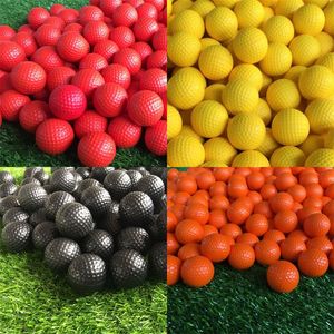 Pelotas de golf Espuma de PU Deportes Elástico Ligero Entrenamiento al aire libre en interiores Práctica Mezcla de color Esponja 0 58jh V