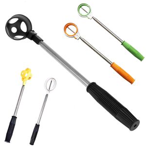 Golfbal Retriever 8 Secties RVS Telescopische Ball Picker Pick Up Grabber Uitschuifbare Golf Trainingshulpmiddelen voor Water 240108