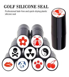 Golf Ball Stamper Stamp Marker Impression Jceau Quickdry Plastic Multicolors Golf Adis ACCESSOIRES Symbole pour golfeur Gift6003646