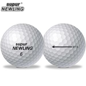 Balles de Golf 10 Pcs Balles de Golf supur LING Super Longue Distance Soft Feel 3 pièces Balle Soft Feel Ball pour Compétition Professionnelle 230428