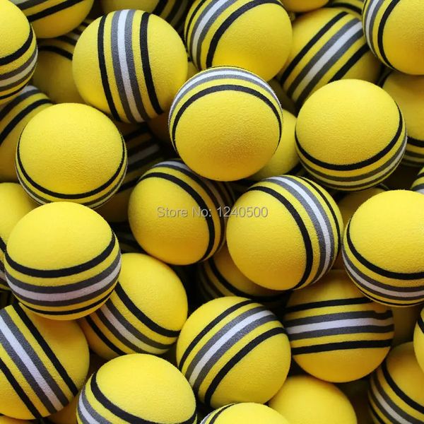 Bolas de golf 100pcs/Bag Eva Foam Balls de golf Golf Burnbow Sponge Practice interior de bolas Ayuda de entrenamiento de golf 231213