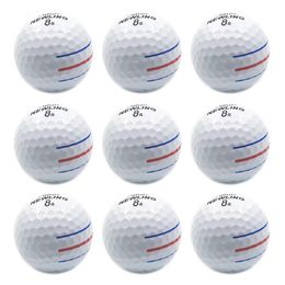 Golfballen 12 Stuks 3 Kleur Lijnen Doel Super Lange Afstand 3 PieceLayer Bal Voor Professionele Concurrentie Game Merk 231011