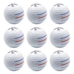 Golfballen 12 pc's 3 kleurenlijnen Appel super lange afstand 3-Piecelayer bal voor professioneel competitie gamemerk 221102