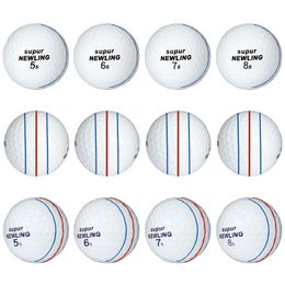 Pelotas de golf 12 piezas Supur ling Dos capas Tres Super Long Distance Ball 230408