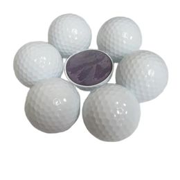 Balles de golf 12 pièces une douzaine en gros blanc 3 couches/4 pièces couverture en uréthane souple balles de golf de tournoi 231212