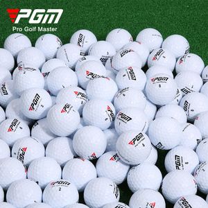 Golf Balls PGM 10Pcs White 42.6mm Golf Three-layer Game Ball High Elasticity Rubber Sarin Material 80 Hardness 392 Wind Tunnel Ball 230311