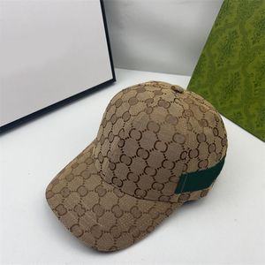 Golf baseball cap geometrische print snapback casquette luxe ball caps designer straat paar hoeden trendy luxe kleur zomer hj063 H4
