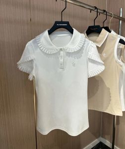 Golf Vêtements Shirt Femme coréen Elegant Elegant Sleeve Slim Slim Rapide Tops secs Jerseys Tennis Usure pour les femmes 240522
