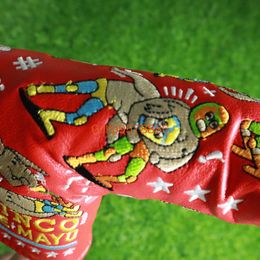 Golf Club Blade Putter Headcover Cinco De Mayo Sun Flower Super Rat Master Exclusieve Mallet Putter Blade Putter Cover 0704