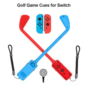 Golf Club Grip Case Rush voor Nintendo Switch Controller Gaming Handvat Grips Game Console Accessoires 2pcs / Set met Detail