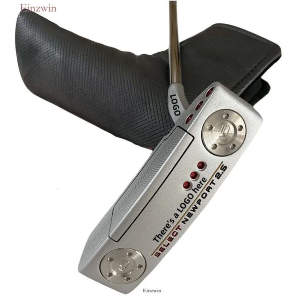 Golf Club Putter Silver Straight Type Putter 2 2.5 Les séries sont livrées avec un couvercle de club gratuit 642