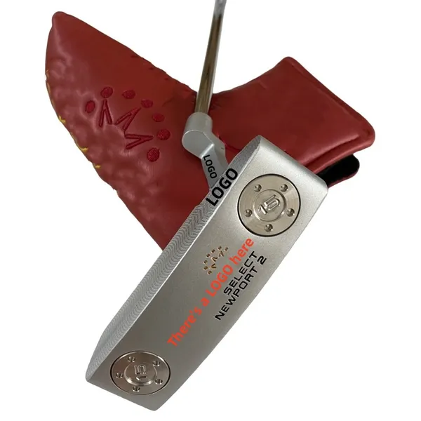 Golf Club Putter Silver Straight Type Putter 2 Series est livré avec un couvre-tête de club gratuit