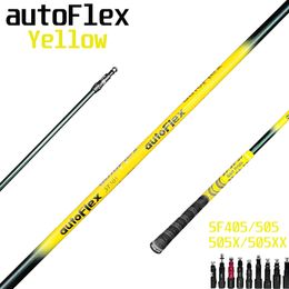 Eje de golf Autoflex Driver, ejes de grafito flexible amarillo o azul, funda y agarre de montaje gratuito, nuevo, SF505xx, SF505, SF505x