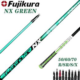 Ejes de palos de golf Fujikura SPEEDER NX 50/60/70 Verde R/S/X Eje de grafito altamente elástico Flex R/SR/S Manga y agarre de montaje libre, eje de conductor de golf.