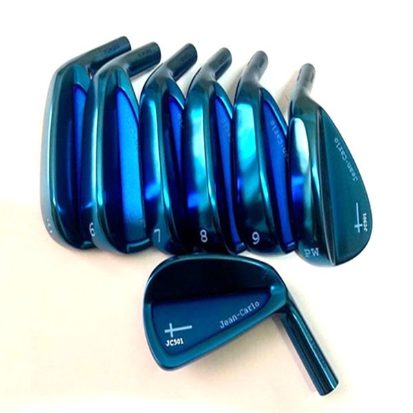 Clubes de golf Forged Iron Set JC501 Diamond Blue Men's Derecho Derecho R/S con cubierta de cabeza FedEx DHL