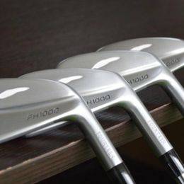 Clubes de golf Catorce FH1000 Golf Iron Set (4.5.6.7.8.9.p) 7pcs R/S Flex de acero/grafito con mano para hombres