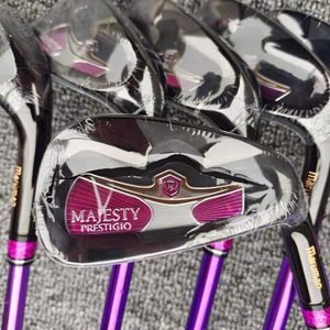 Golfclubs Maruman MAJESTEIT PRESTIGIO 9 Dames Soft Iron Flex L met hoofddeksels (5.6.7.8.9.P.A.S) 8 stuks