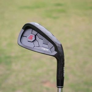 Clubs de golf MTG ITOBORI Iron Set couleur noire avec manche en acier/graphite avec couvre-chefs 7 pièces (4,5,6,7,8,9,P)