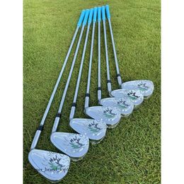 Clubes de golf New Golf Irons Emillid Bahama EB901 Irons Silver/ Green (4 5 6 7 8 9 P) 7pcs con eje de acero/ grafito con taller